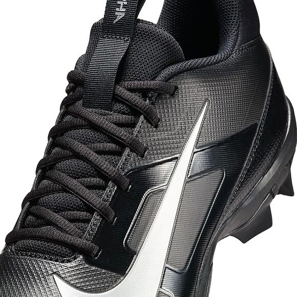 Nike Football Cleats Alpha Menace 4 Shark Black Metallic Silver FN0028-002 Sz 8 main image 4